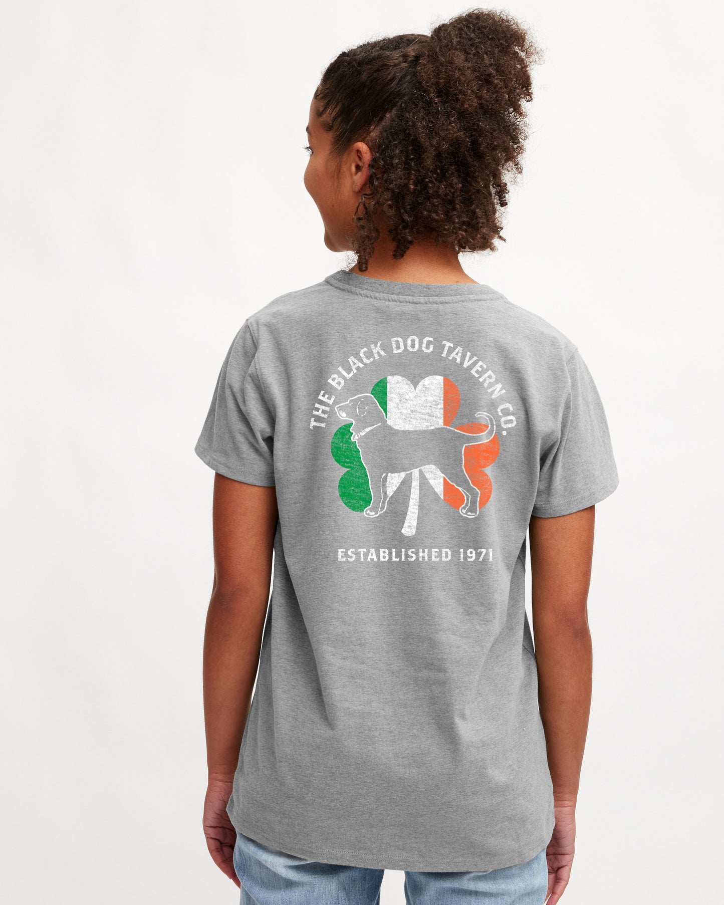 Ladies Shamrock Flag Shortsleeve Tee