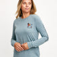 Ladies Longsleeve Night Song Triblend Tee