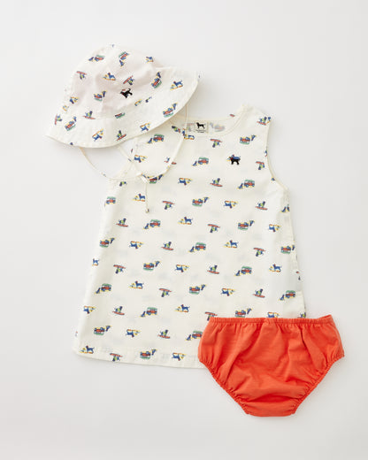 Lil Kids Summer Vibes Dress Set