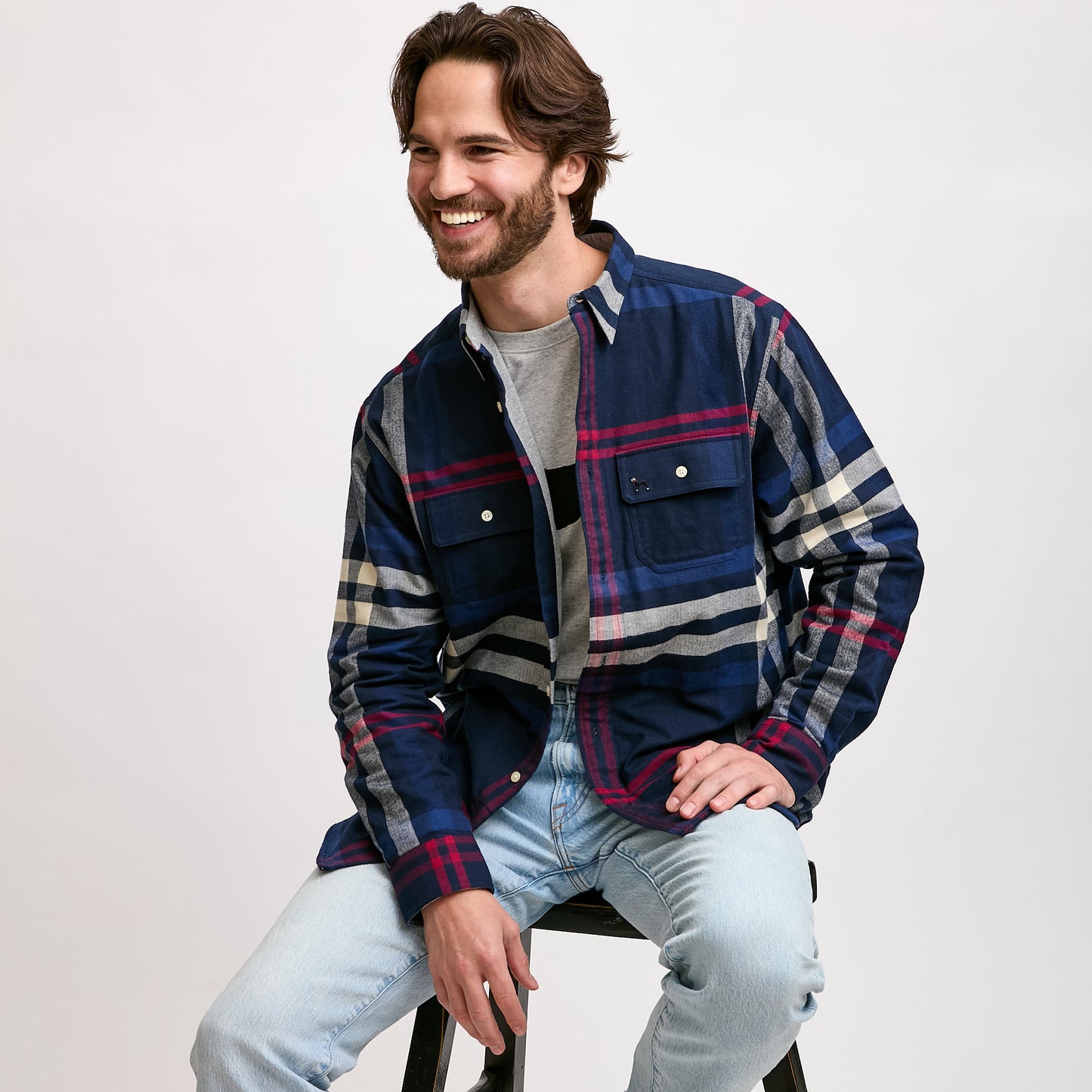 Mens Cabin Jersey Lined Flannel