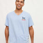 Mens Long May We Wave Shortsleeve Tee