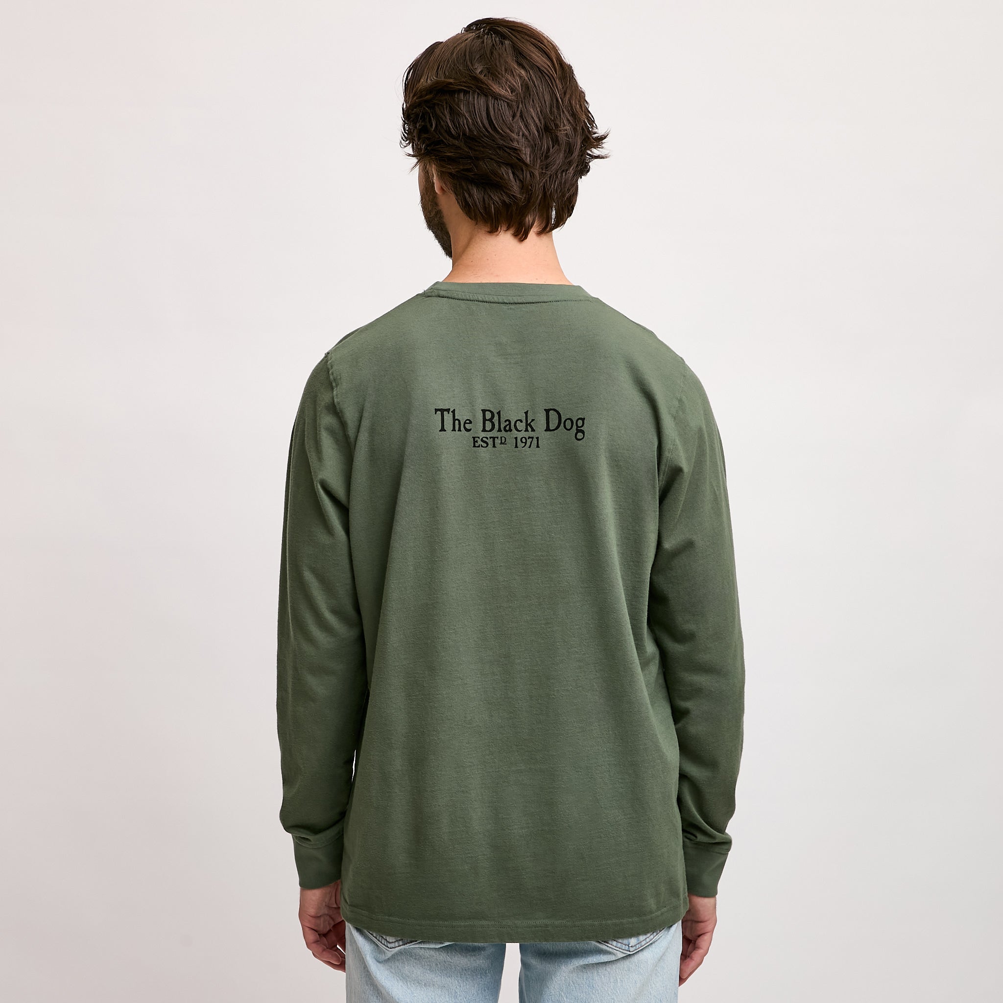 【The Black Dog】long sleeve tee USA製 Ladies Classic Longsleeve Tee – The Black Dog