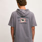 Mens Shortsleeve Hoodie Burgee Cadet