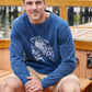 Mens Tall Ship Fleece Crew Sweatshirt