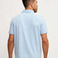 Mens Links Stripe Shortsleeve Polo