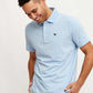 Mens Links Stripe Shortsleeve Polo