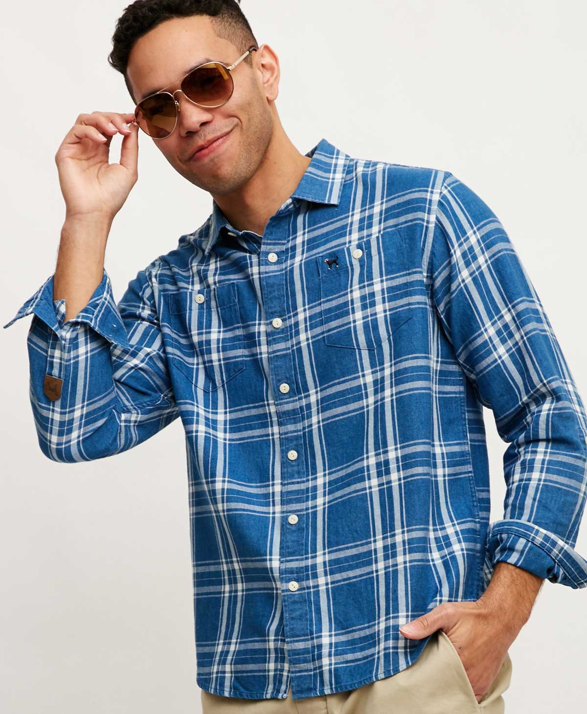 Mens Swift Plaid Longsleeve Shirt