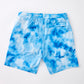 Boys Black Dog Tie Dye Swim Trunk