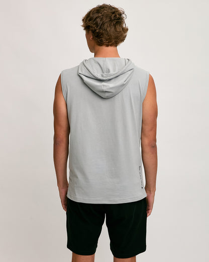 Mens Sleeveless Cadet Hoodie