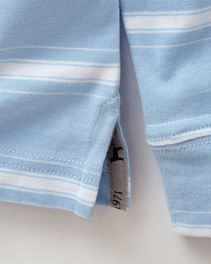 Mens Steam Stripe 1/4 Zip Cadet