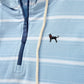 Mens Steam Stripe 1/4 Zip Cadet