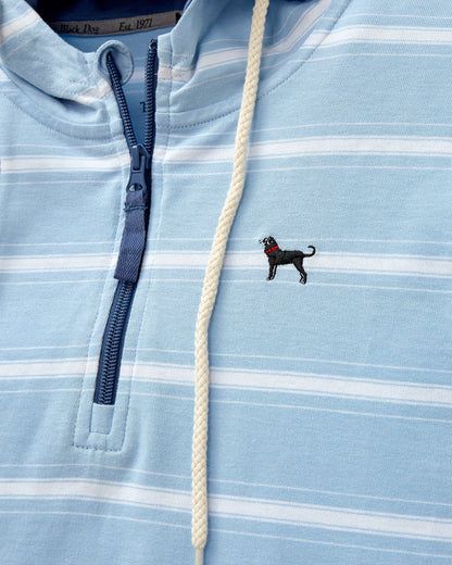 Mens Steam Stripe 1/4 Zip Cadet