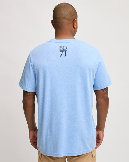 Mens Great White Triblend Shortsleeve Tee