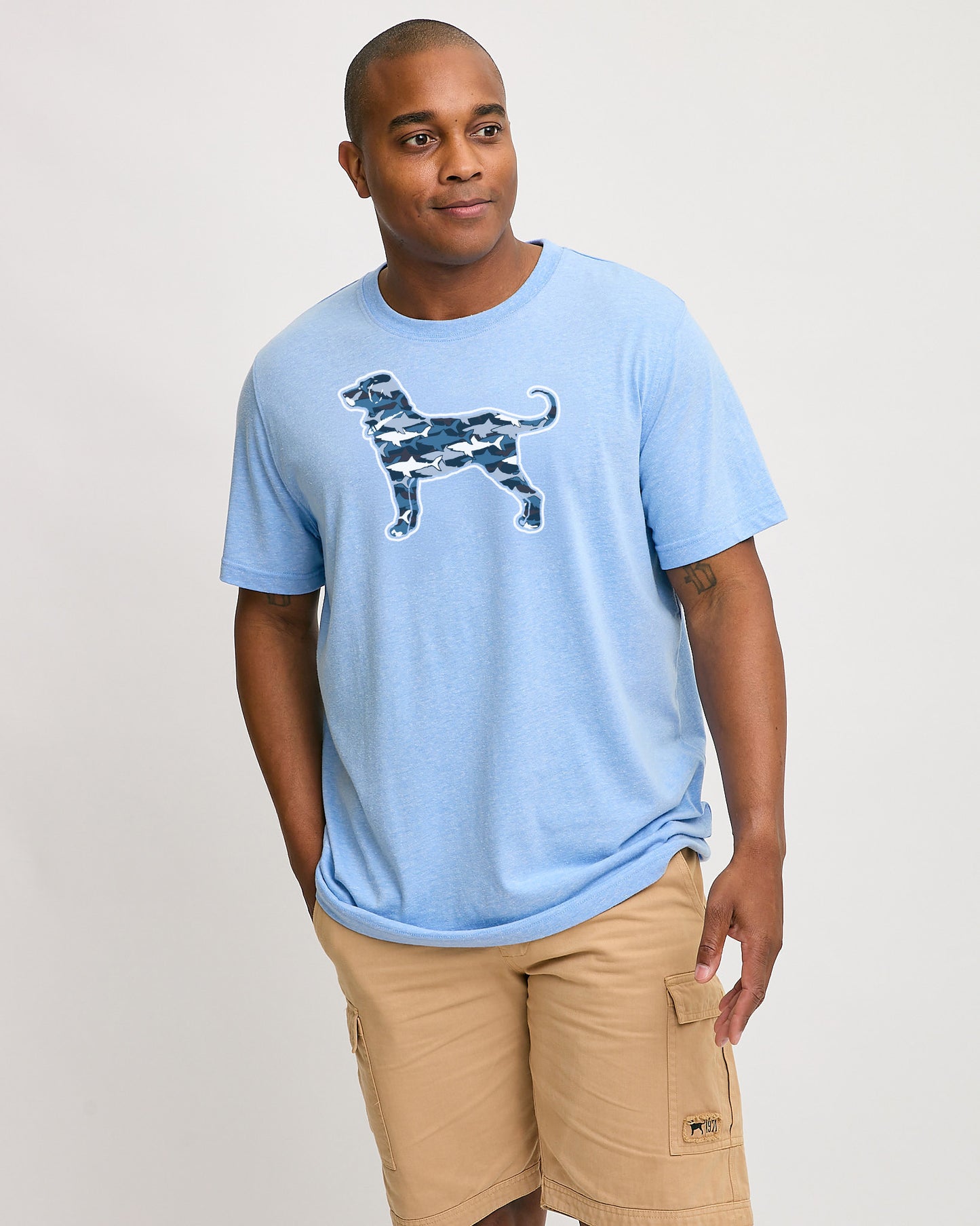 Mens Great White Triblend Shortsleeve Tee