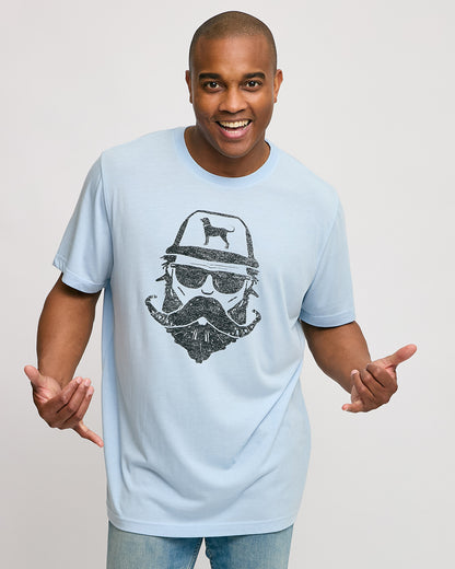 Mens Washburn Mustache Man Shortsleeve Tee