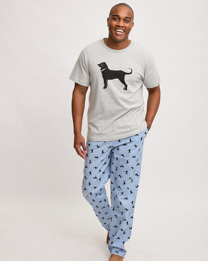 Mens Tossed Dog Woven Pj Pant