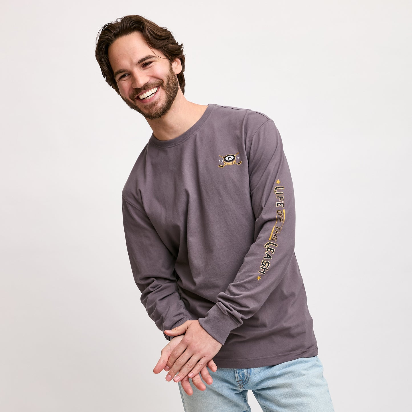 Mens Power Play Longsleeve Tee