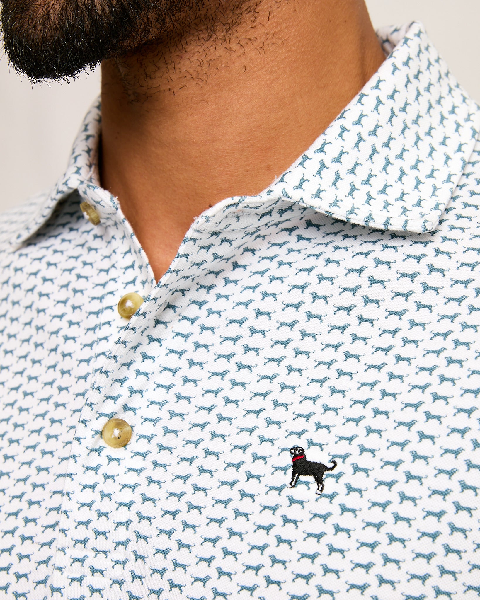 Links Printed Polo