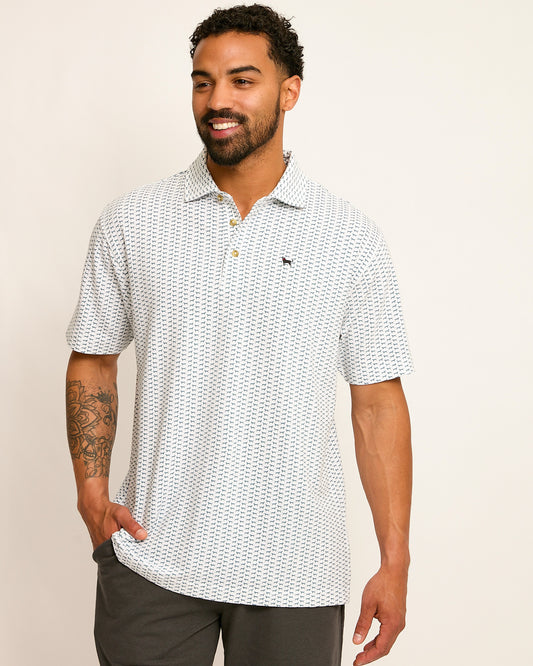 Links Printed Polo