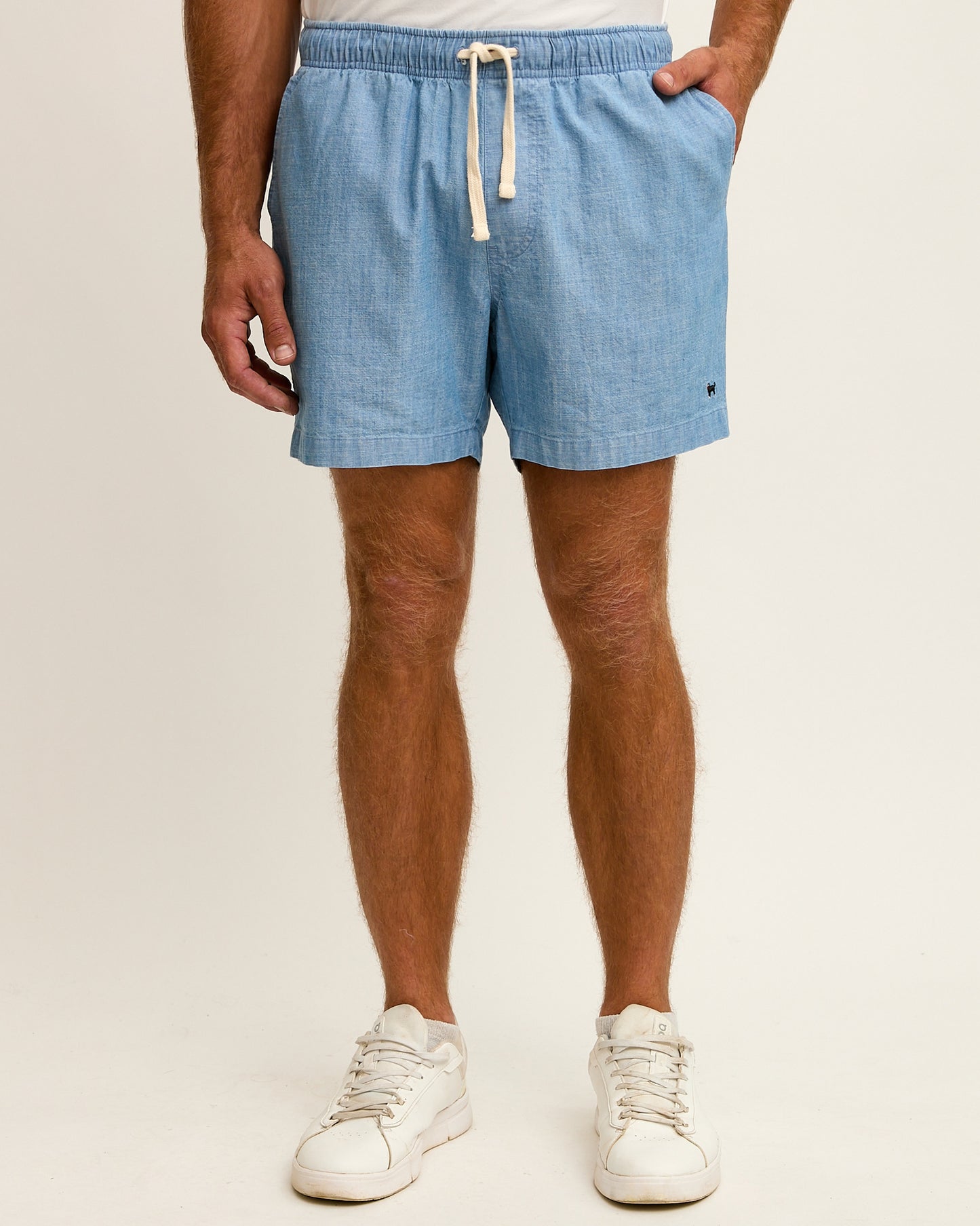 Mens Silver Beach Pull-On Short