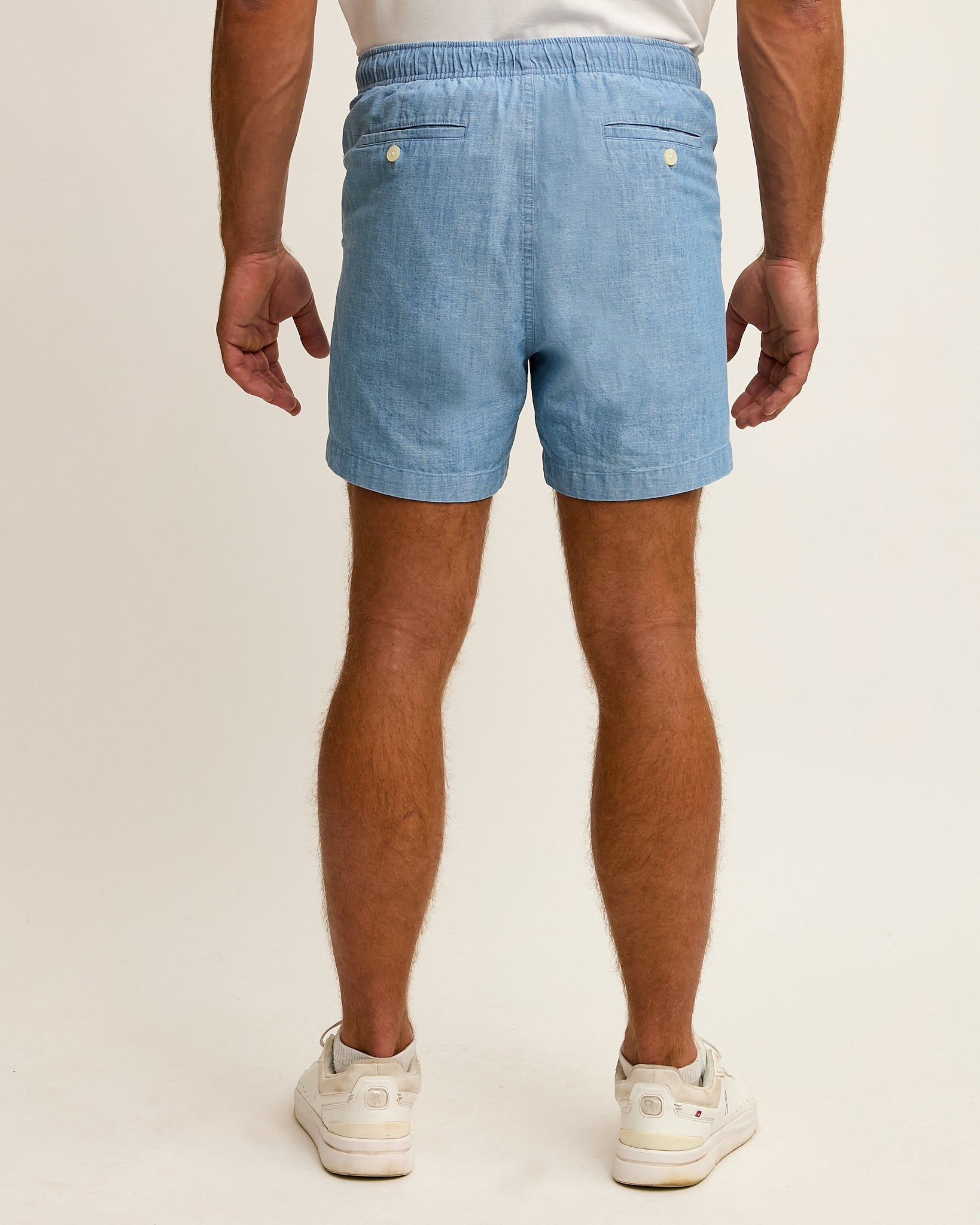 Mens Silver Beach Pull-On Short