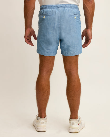 Mens Silver Beach Pull-On Short