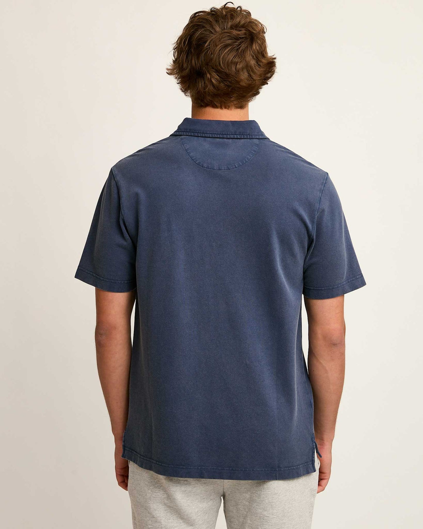 Salt Washed Pique Polo