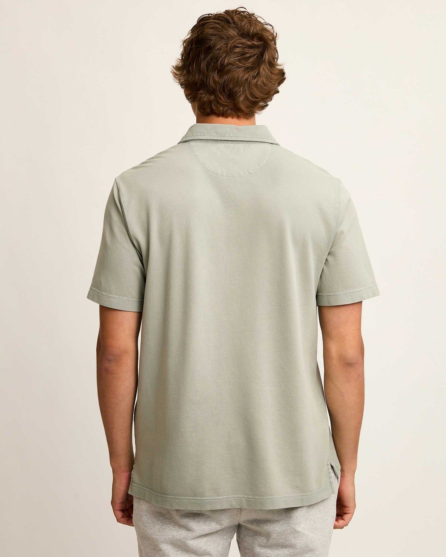 Salt Washed Pique Polo