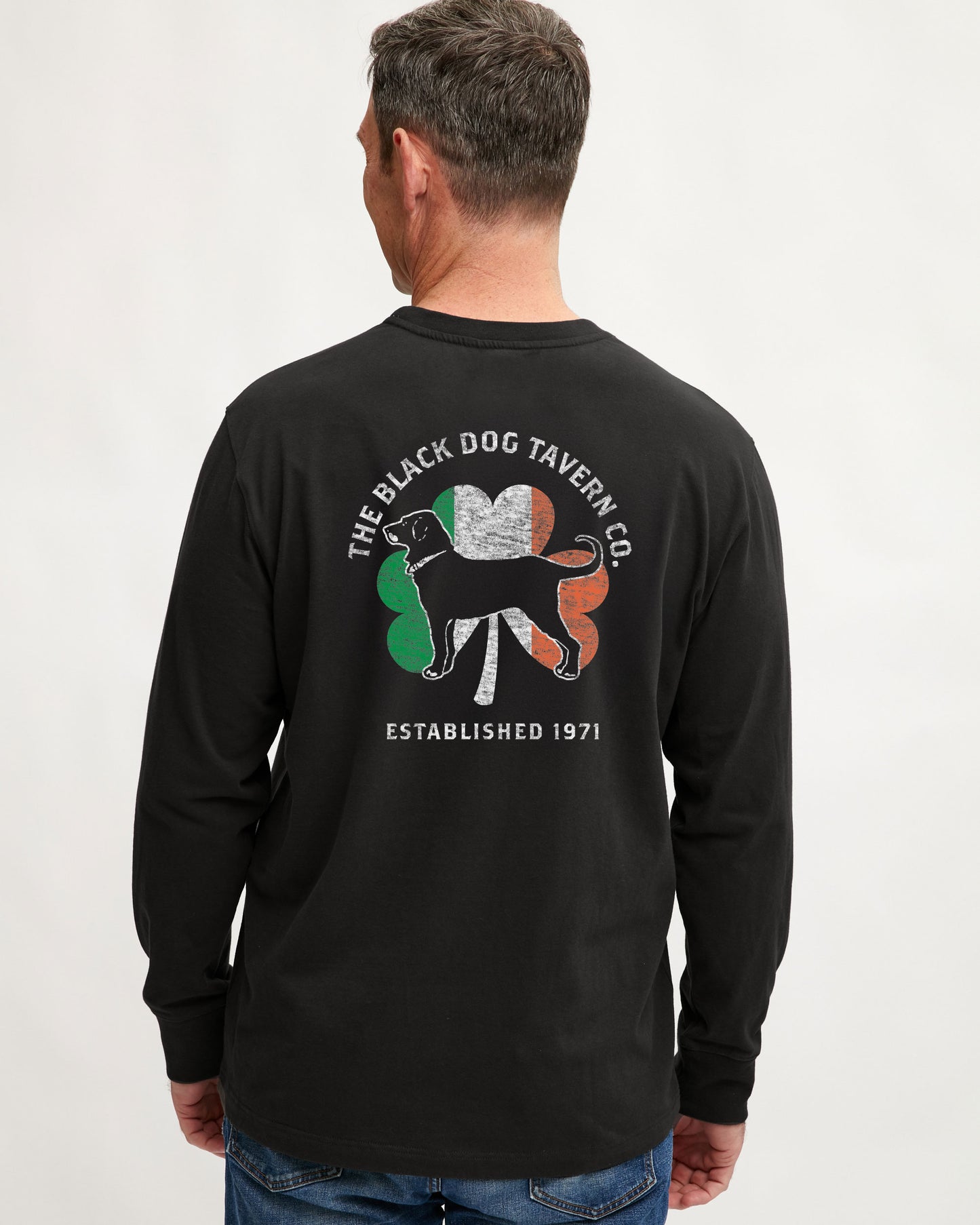 Men's Shamrock Flag Longsleeve Tee