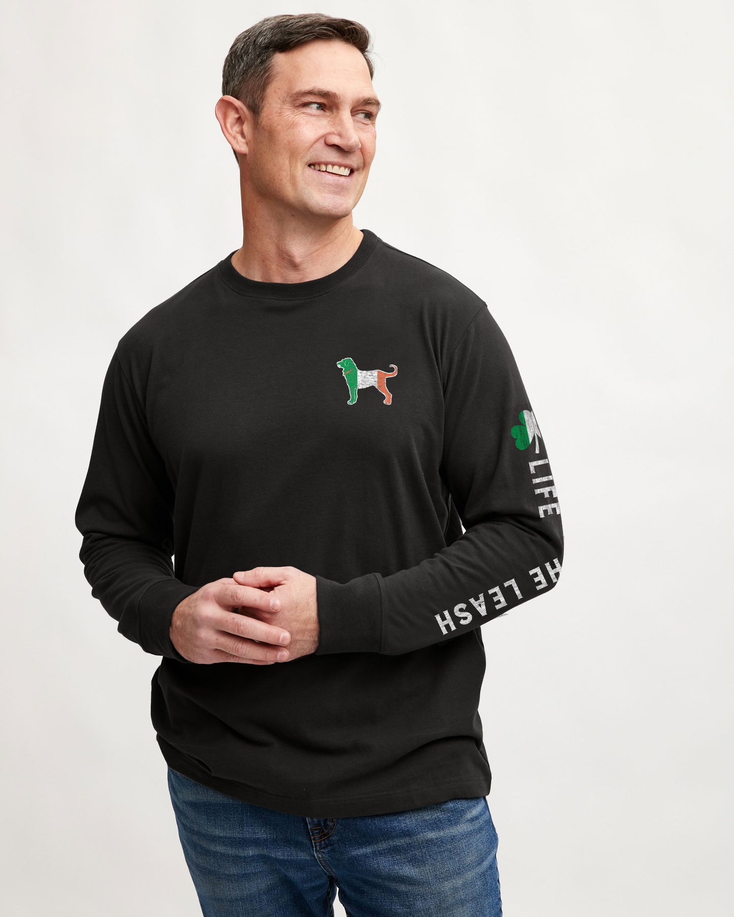 Men's Shamrock Flag Longsleeve Tee