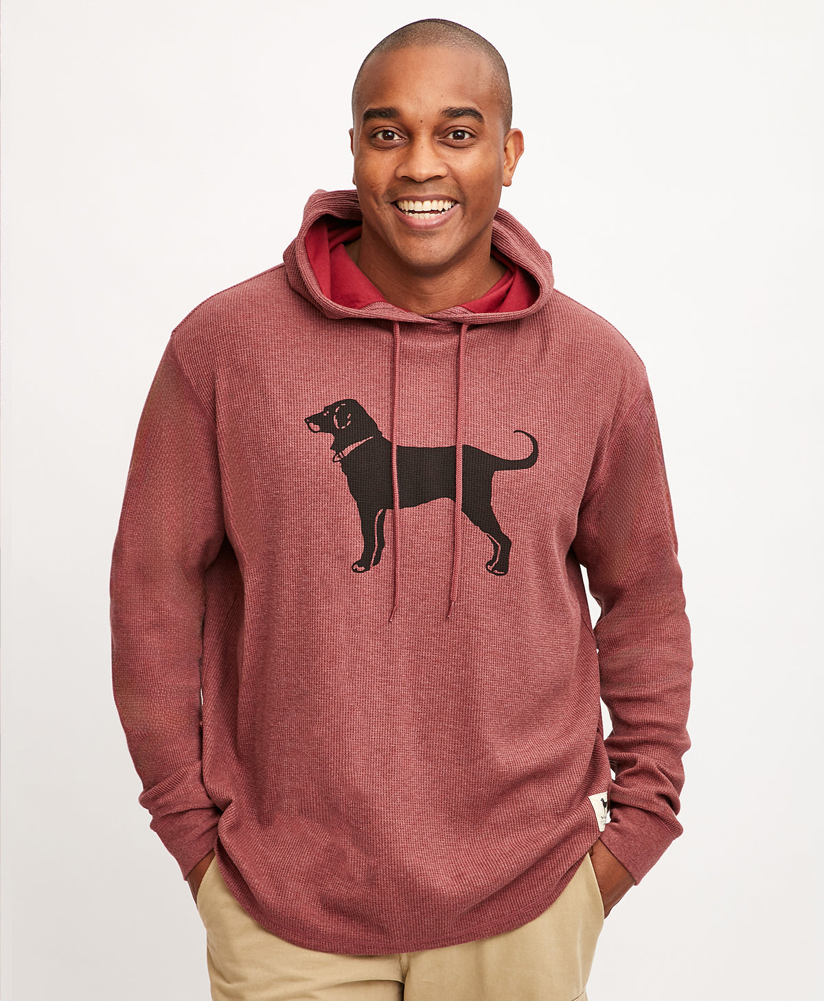 Mens Longsleeve Thermal Hoodie