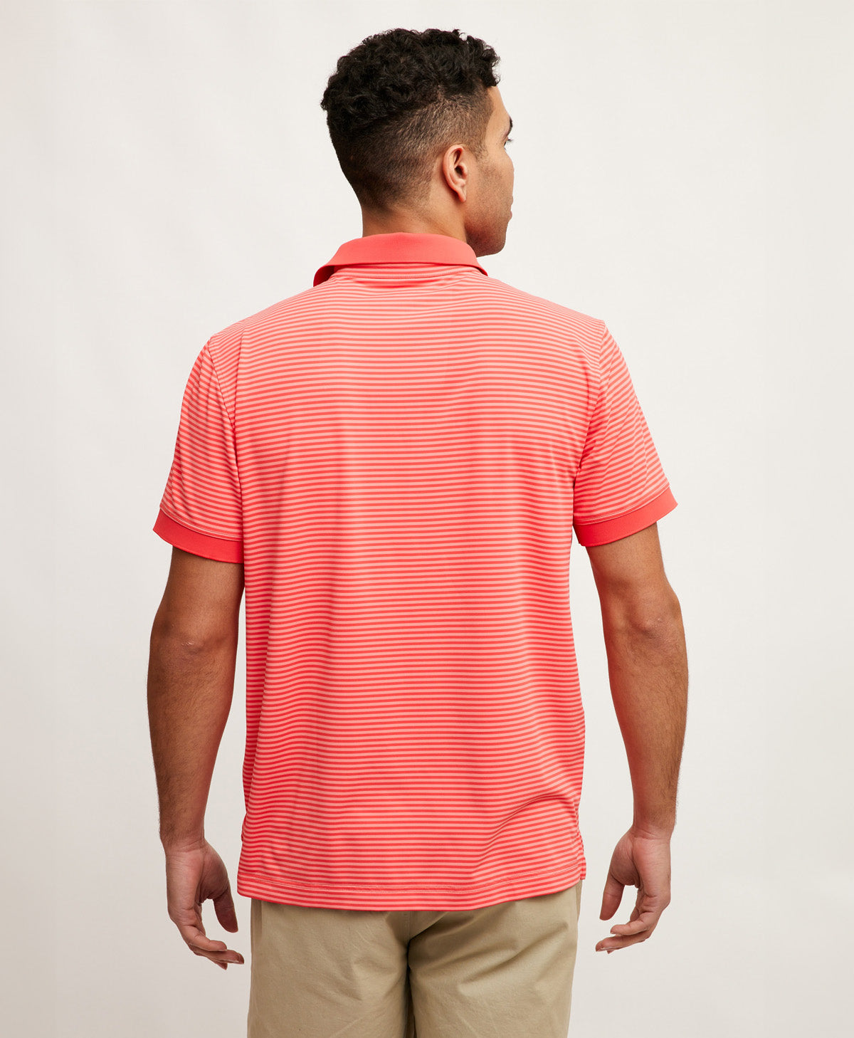 Mens Keel Striped Polo