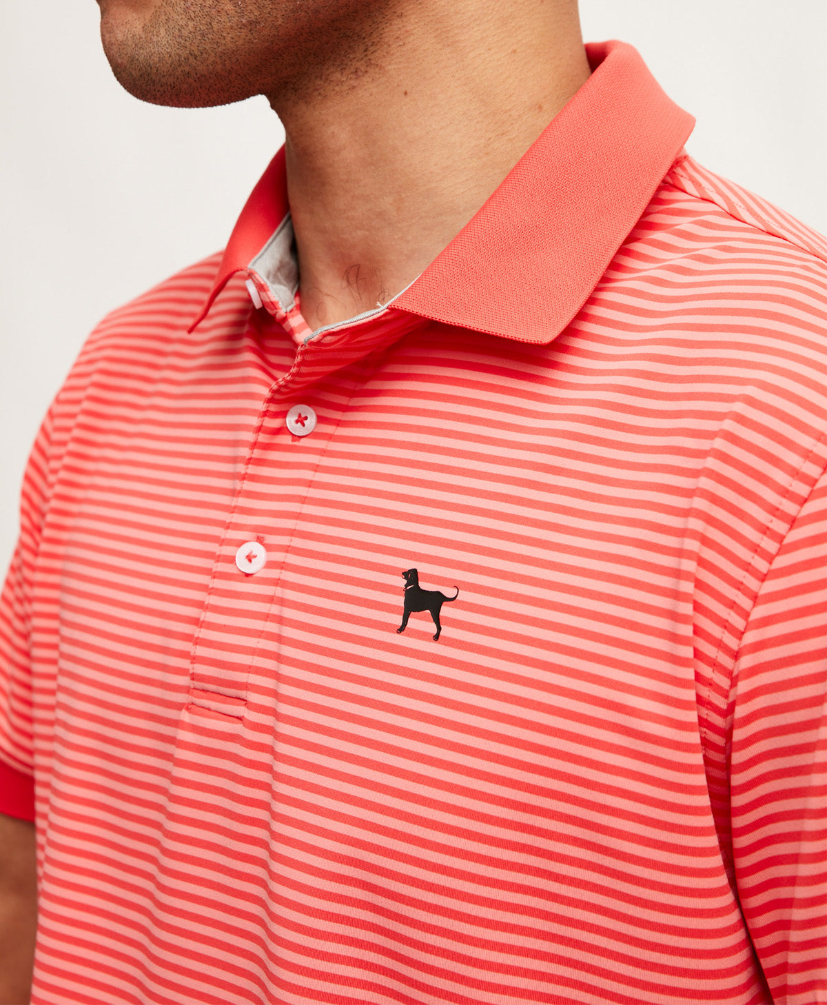 Mens Keel Striped Polo