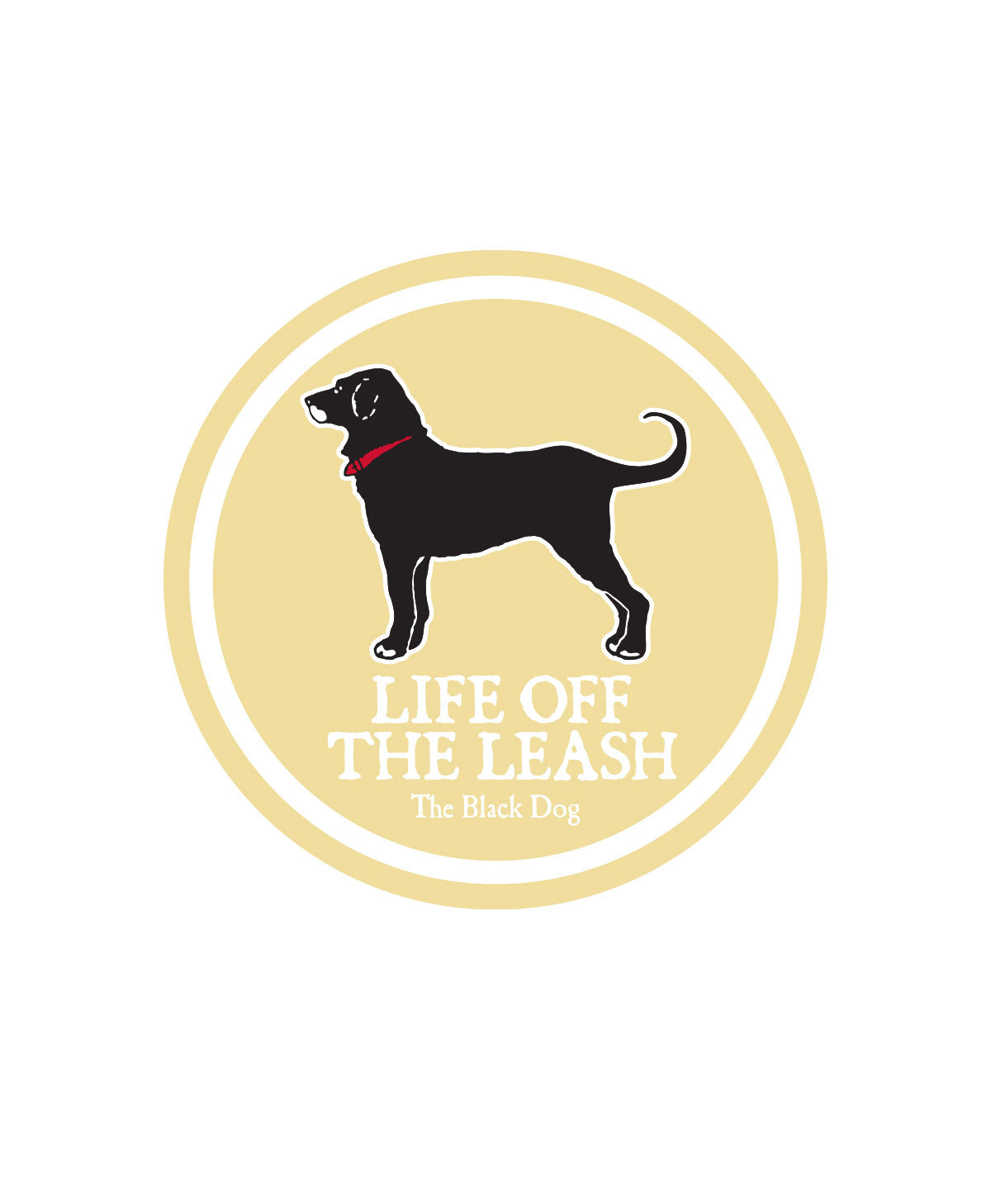 Leash Sticker Life Off The Leash Sticker – The Black Dog