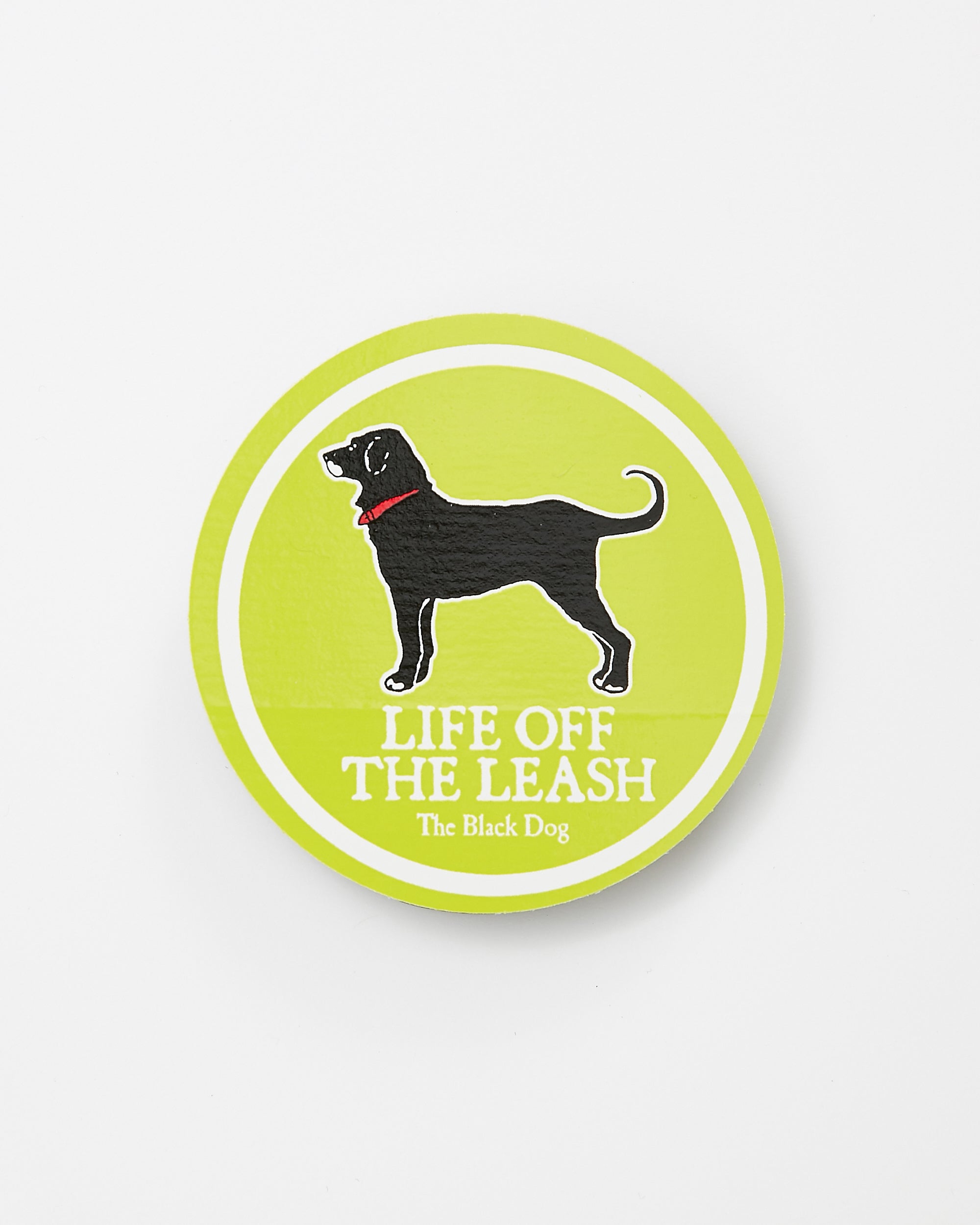Leash Sticker Life Off The Leash Sticker – The Black Dog