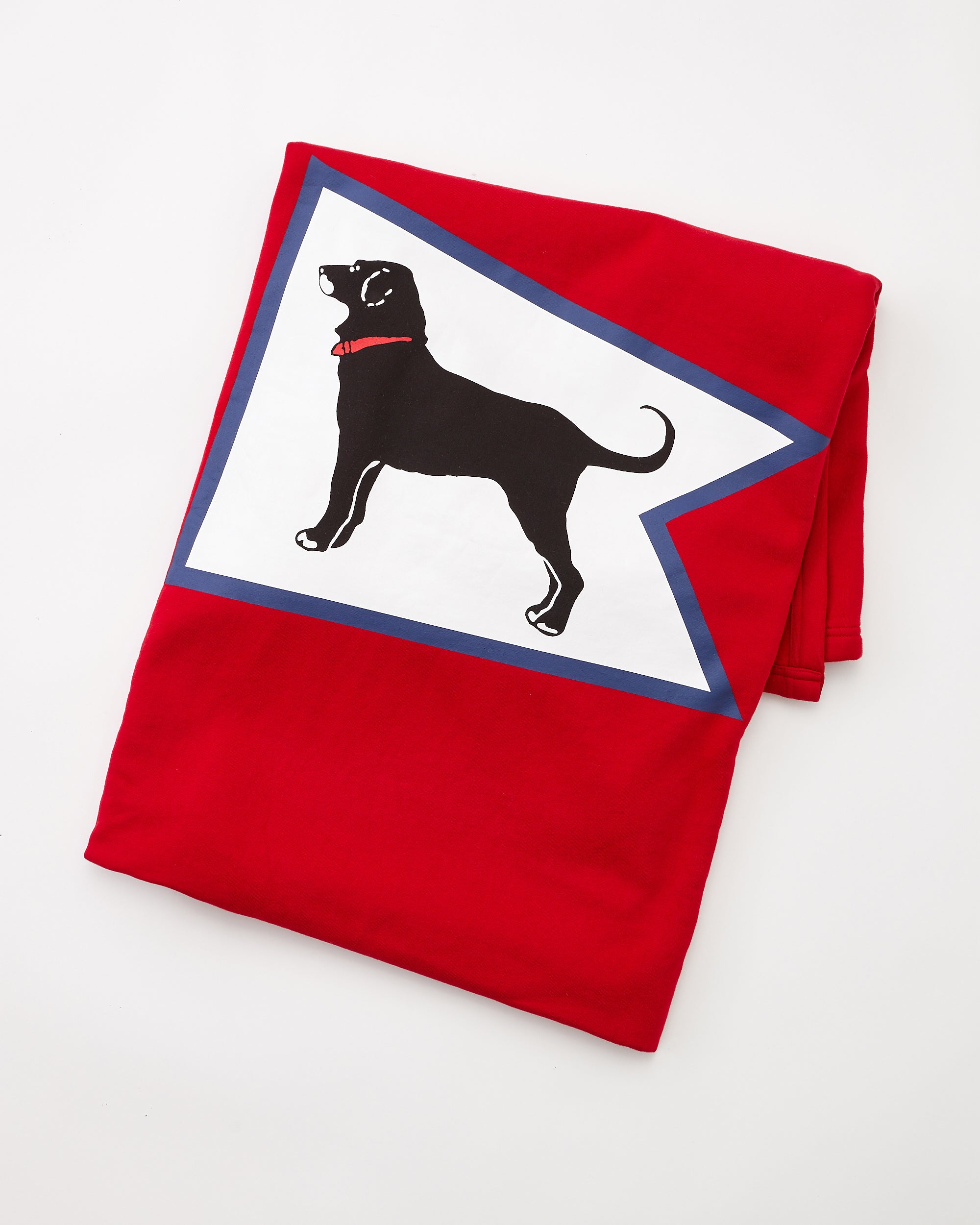 Black dog shop blanket