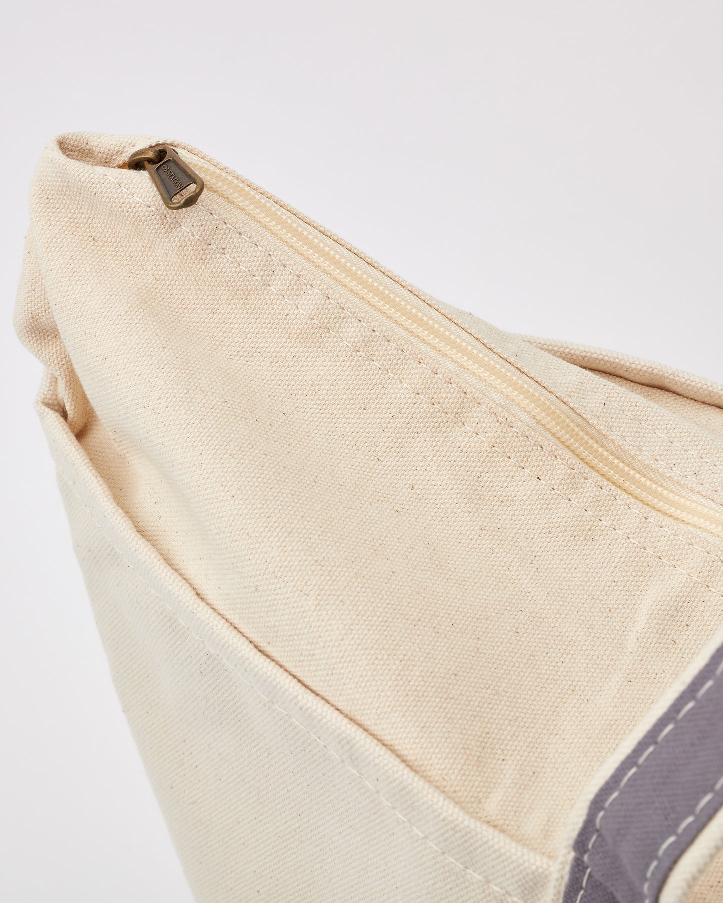 Large Boat Tote With Zipper