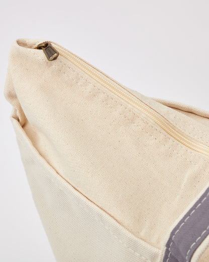 Large Boat Tote With Zipper
