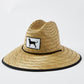 Black Dog Straw Hat