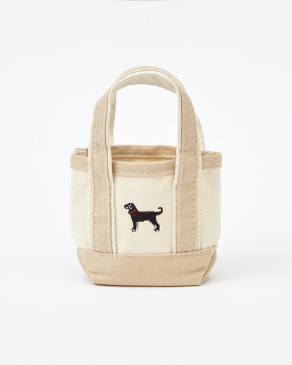 Black Dog Mini Boat Tote