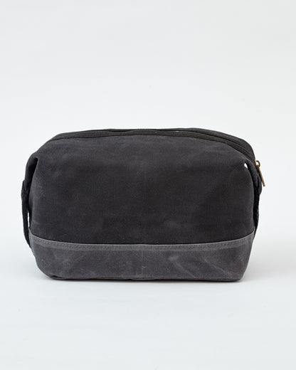 Black Dog Waxed Canvas Dopp Kit