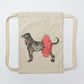 Black Dog Small Drawstring Bag