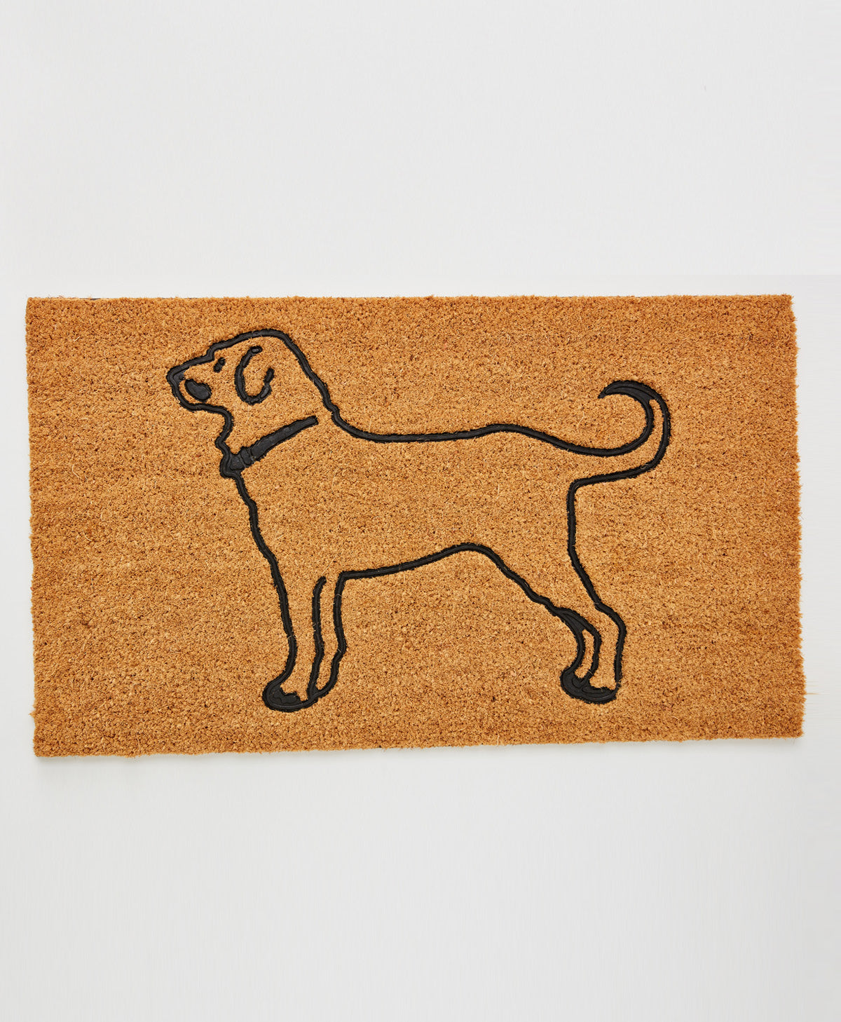 Rubber store dog mat