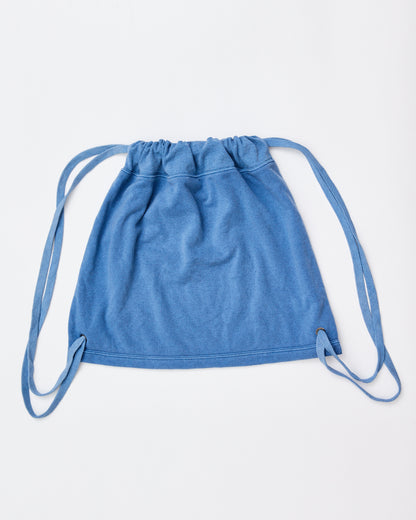 Black Dog Fleece Drawstring Bag