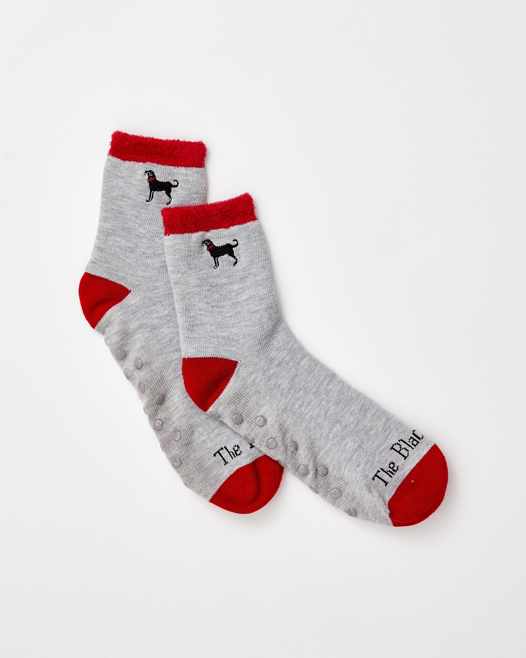 Black Dog Classc Slipper Socks