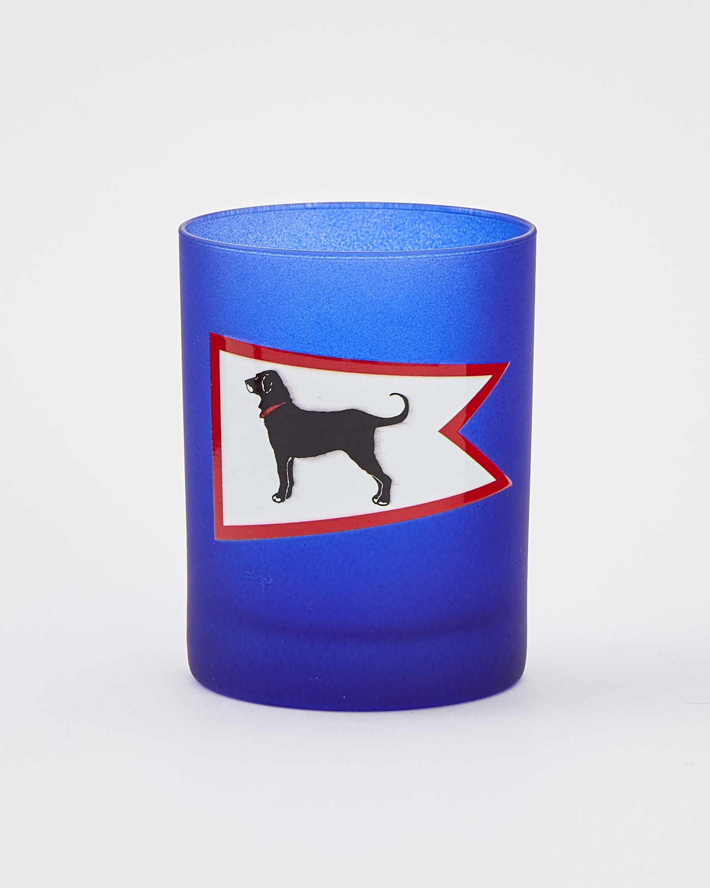 Black Dog Frosted Rocks Glass 14oz