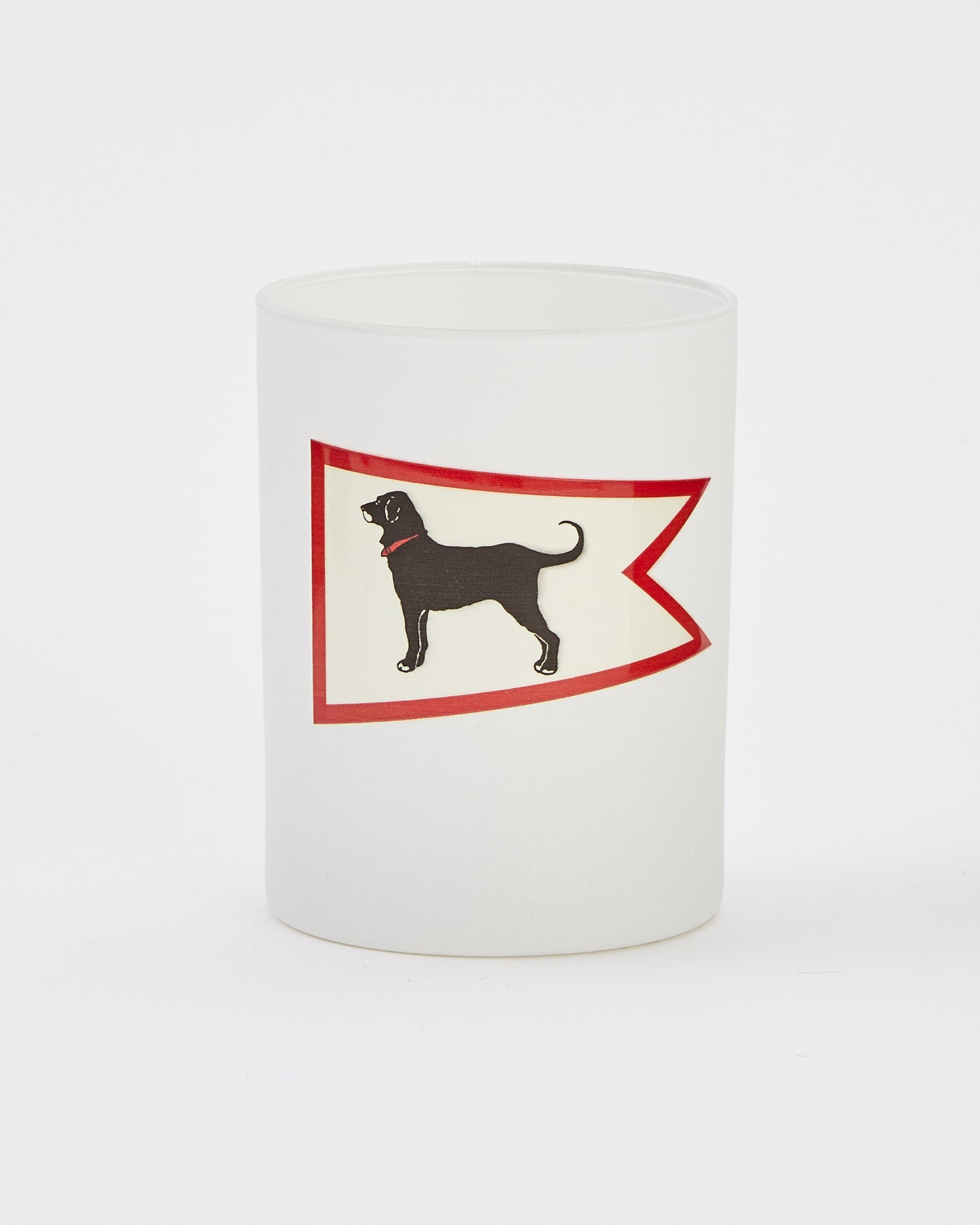 Black Dog Frosted Rocks Glass 14oz