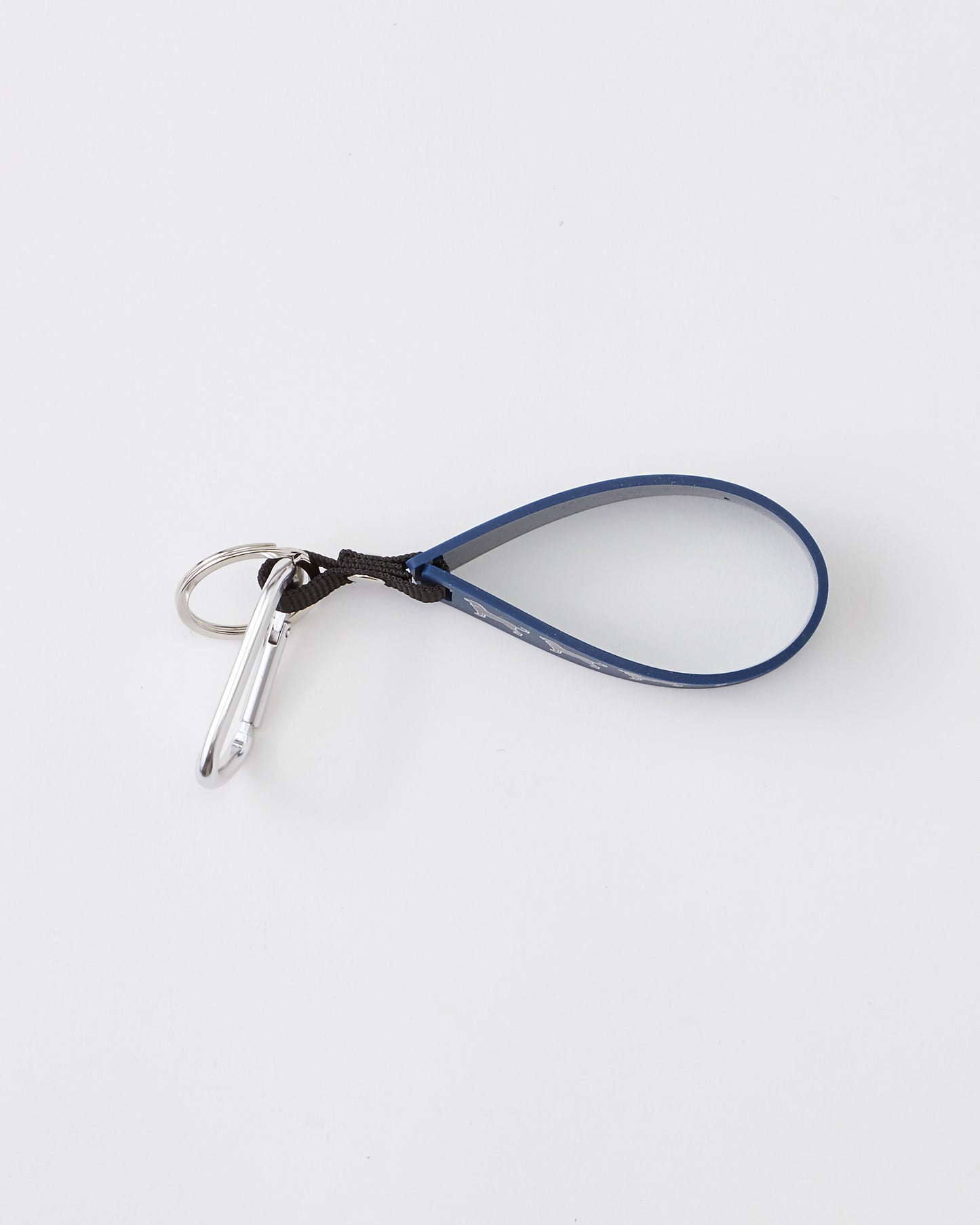 Black Dog Silicone Key Chain