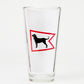 Black Dog Pint Glass 20oz