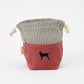 Black Dog Waxed Cotton Small Bin